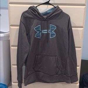 Gray Under Armour Hoodie